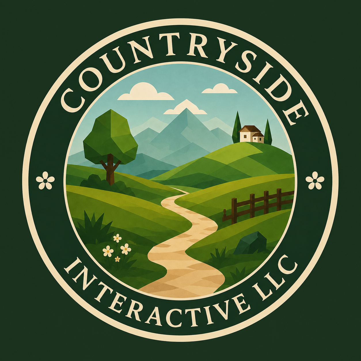 Countryside Interactive LLC circular countryside seal